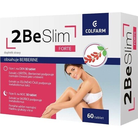 Colfarm Be SLIM Forte zi și noapte 60 comprimate