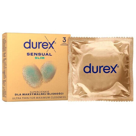 Durex Sensual Slim 3 buc