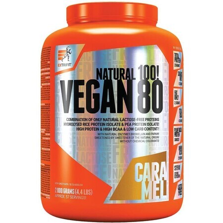 Extrifit Vegan 80 caramel 2000 g