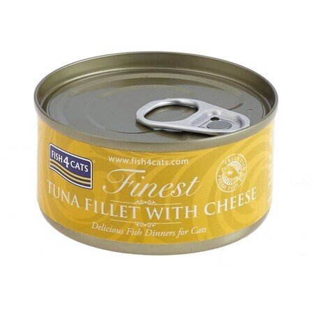 Fish4Cats Finest Thunfisch mit Käse Katzenfutter in Dosen 70 g