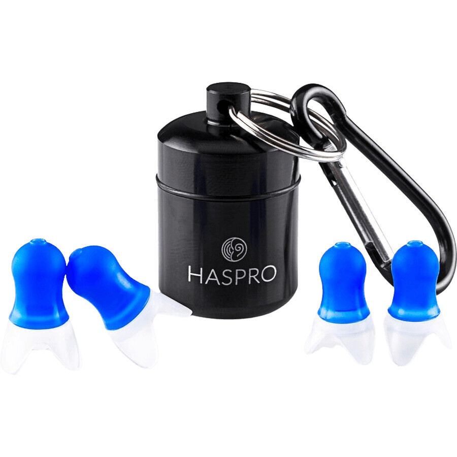 Haspro Fly EarPlugs, Universal Family Pack, Ohrstöpsel 2 x 2 Stück