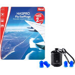 Haspro Fly EarPlugs, Universal Family Pack, Ohrstöpsel 2 x 2 Stück