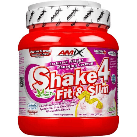 Amix Shake4 Fit&Slim căpșuni 500 g