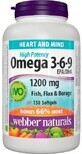 Webber Naturals Omega 3-6-9 1200 mg FORTE 150 capsule