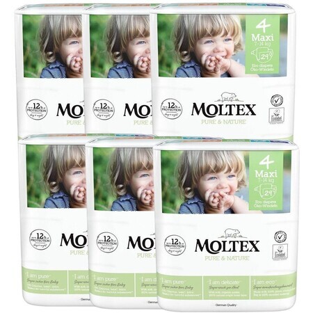 Moltex Maxi Scutece 7-14 kg pachet economic 6 x 29 buc