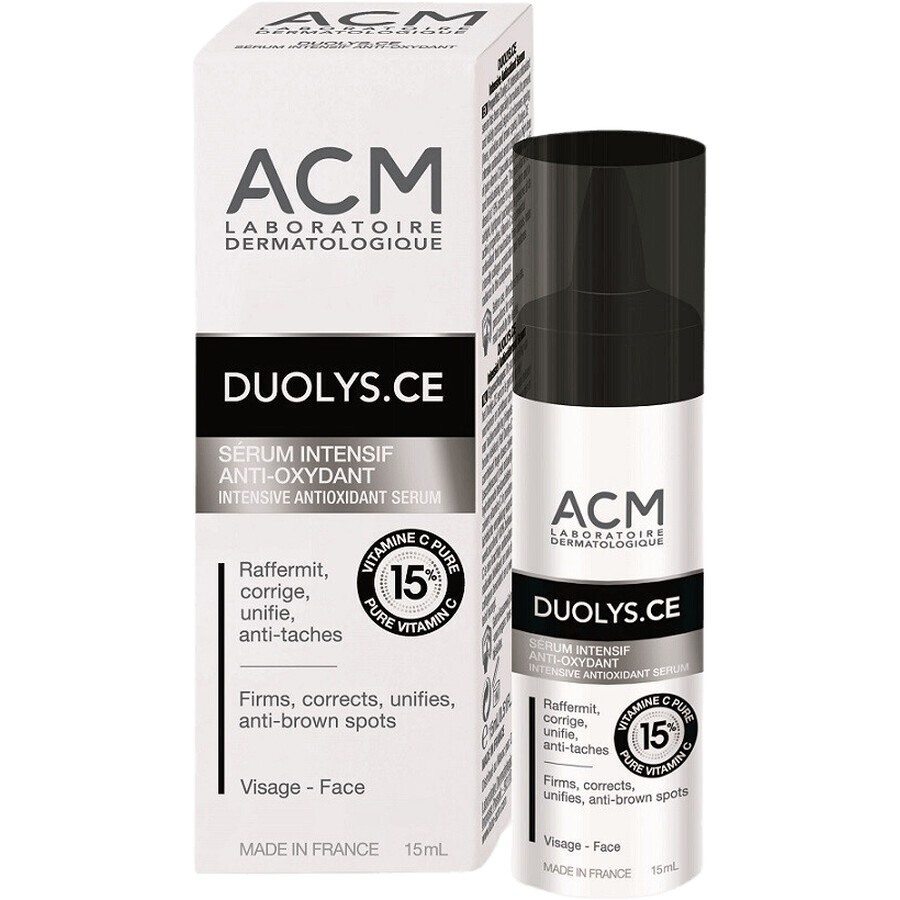 ACM Ser antioxidant intensiv cu vitamina C pură 15% Duolys CE 15 ml