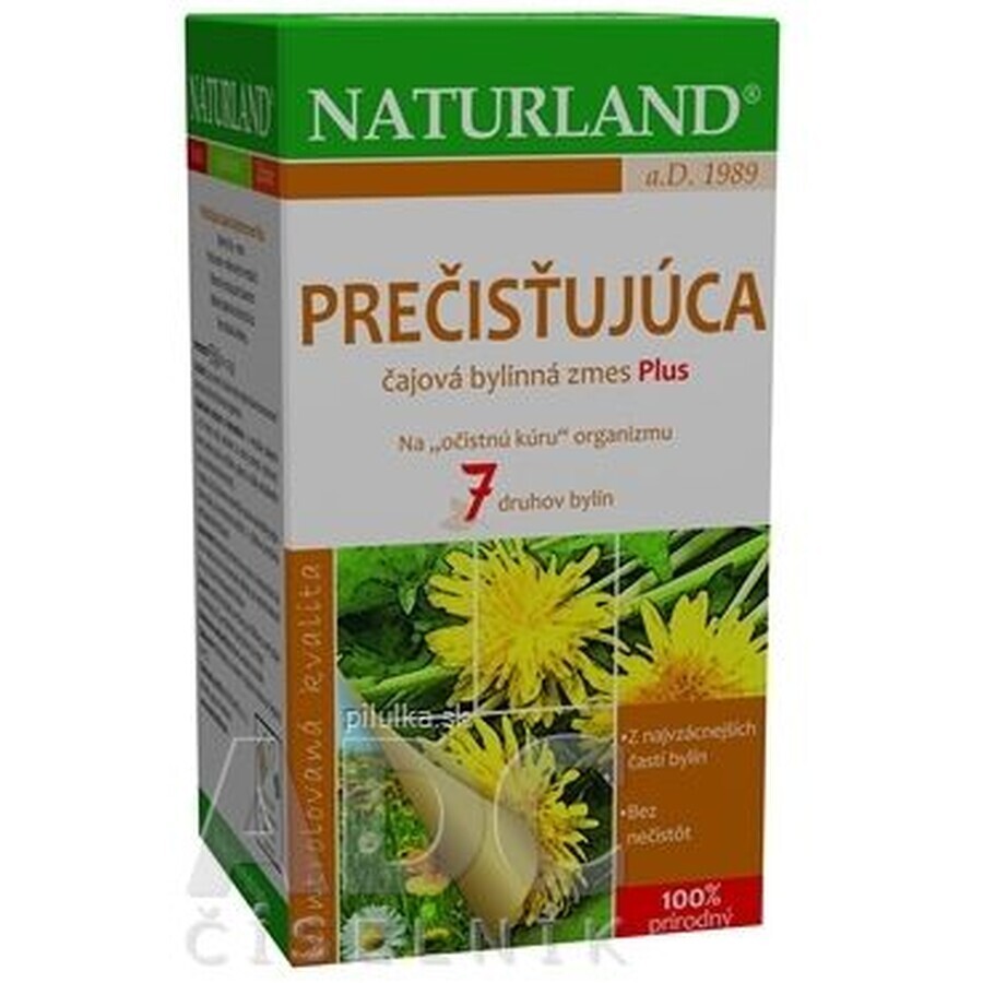 Naturland Entschlackende Teemischung plus Kräutertee Trichterbeutel 20 x 1,75 g