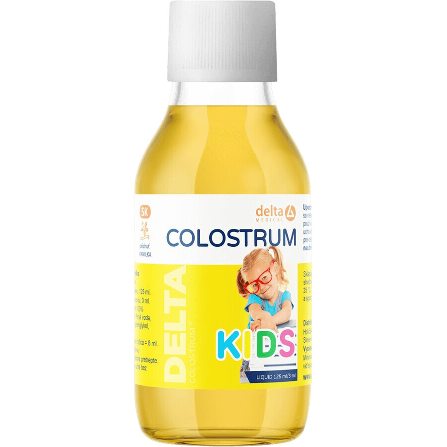 Delta Colostrum Kids, aromă de vanilie 125 ml