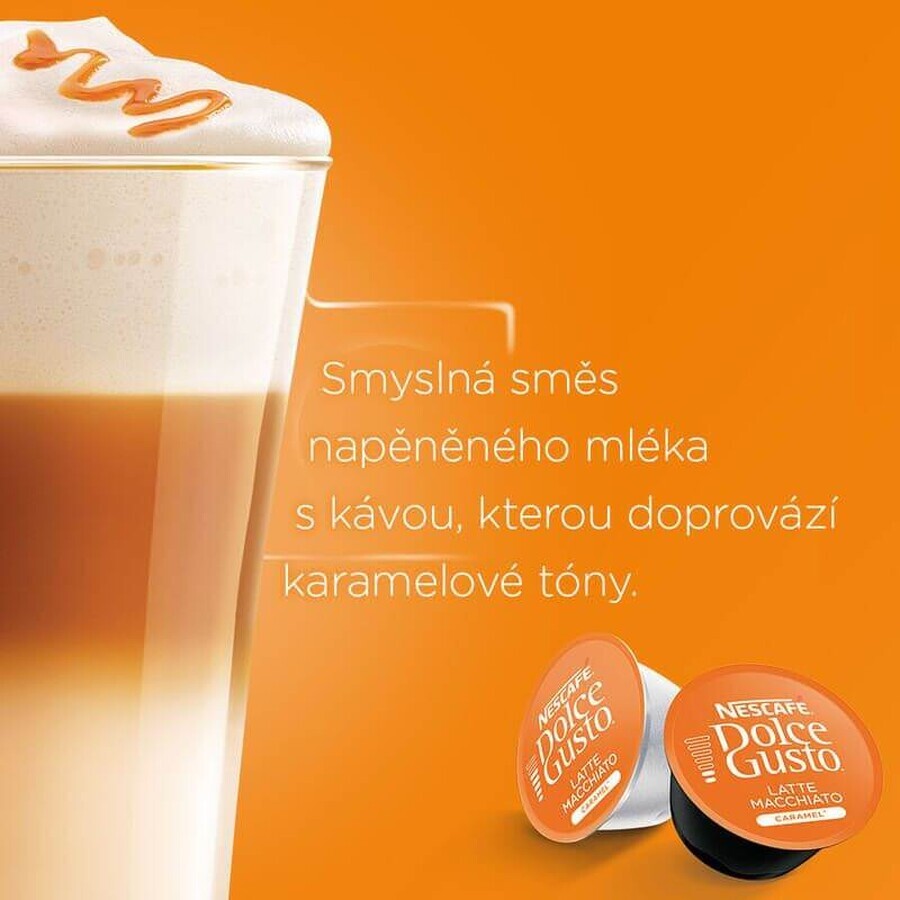 Nescafé Dolce Gusto® Latte Macchiato Caramel capsule de cafea 16 capsule