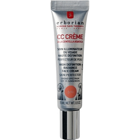 Erborian CC Creme Doré Cremă iluminatoare pentru un ten uniform SPF 25 15 ml