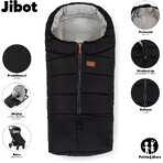 Petite&Mars Jibot ajustabil 3in1 Fusak Negru