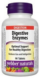 Webber Naturals Enzime digestive 90 comprimate