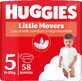 Huggies&#174; Little Movers Scutece 5 (11 - 25 kg) 58 buc