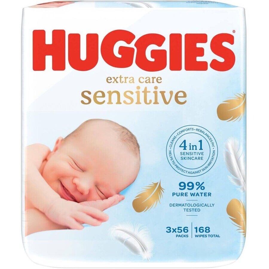 Huggies® Extra Care Triple 3 x 56 pcs