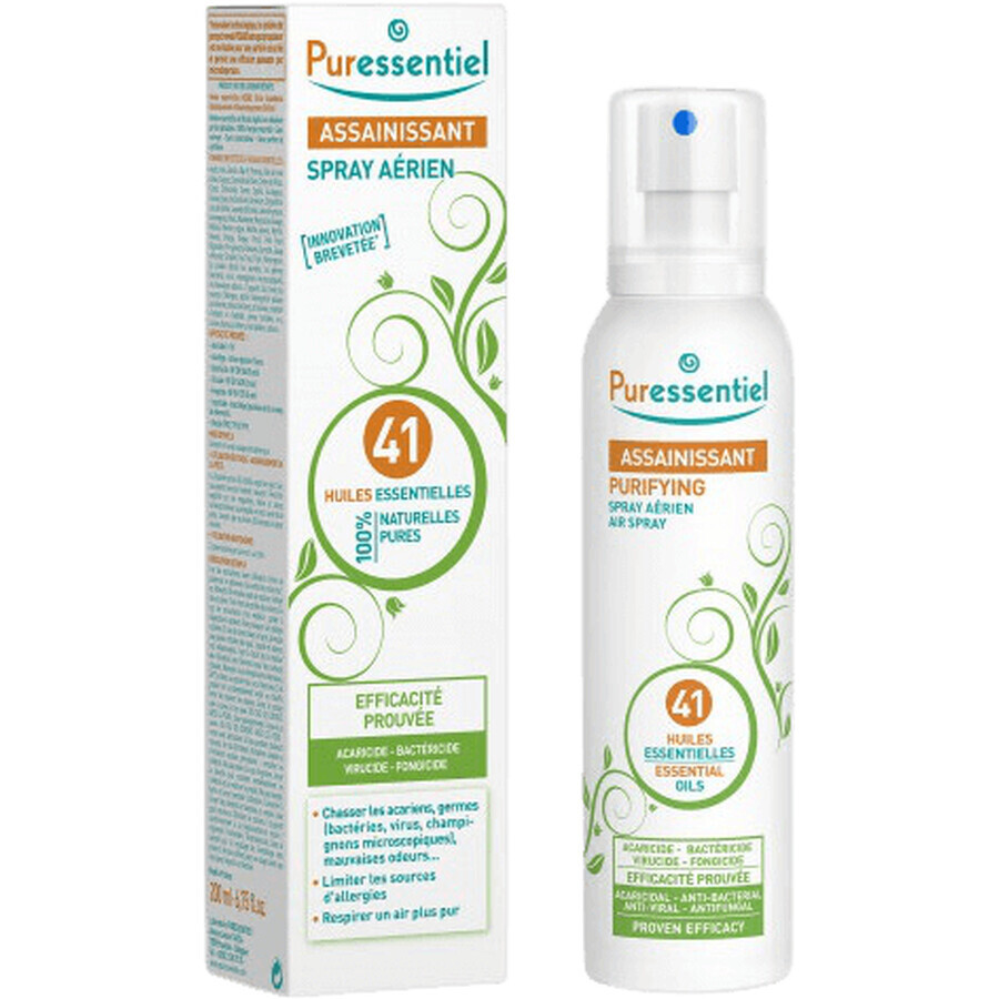 Puressentiel Luftreinigungsspray 41 ätherische Öle Desinfizierende Sprühlösung 200 ml