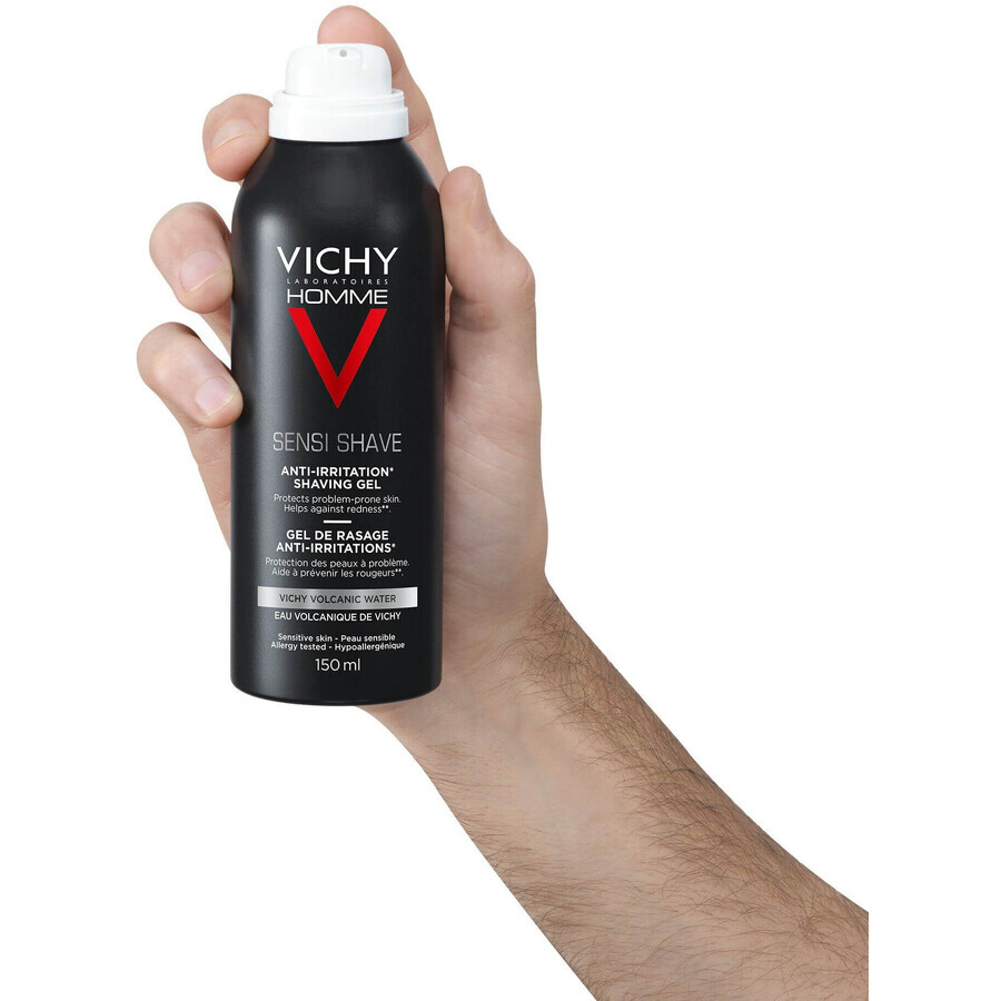 Vichy Homme Gel de rasage gel de ras anti-irritații 150 ml