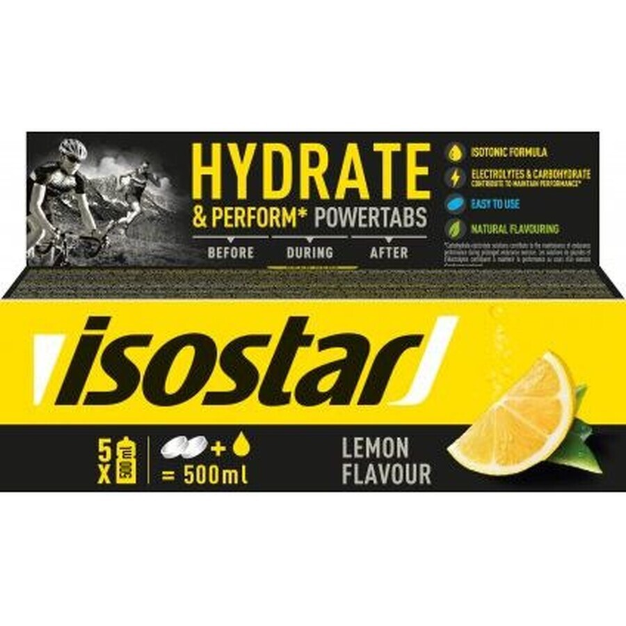 Isostar Power Tabs, citron 10 x 12 g