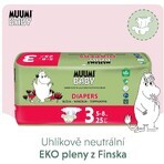 Muumi Baby Scutece de unică folosință 3 Midi 5-8kg, 25 buc