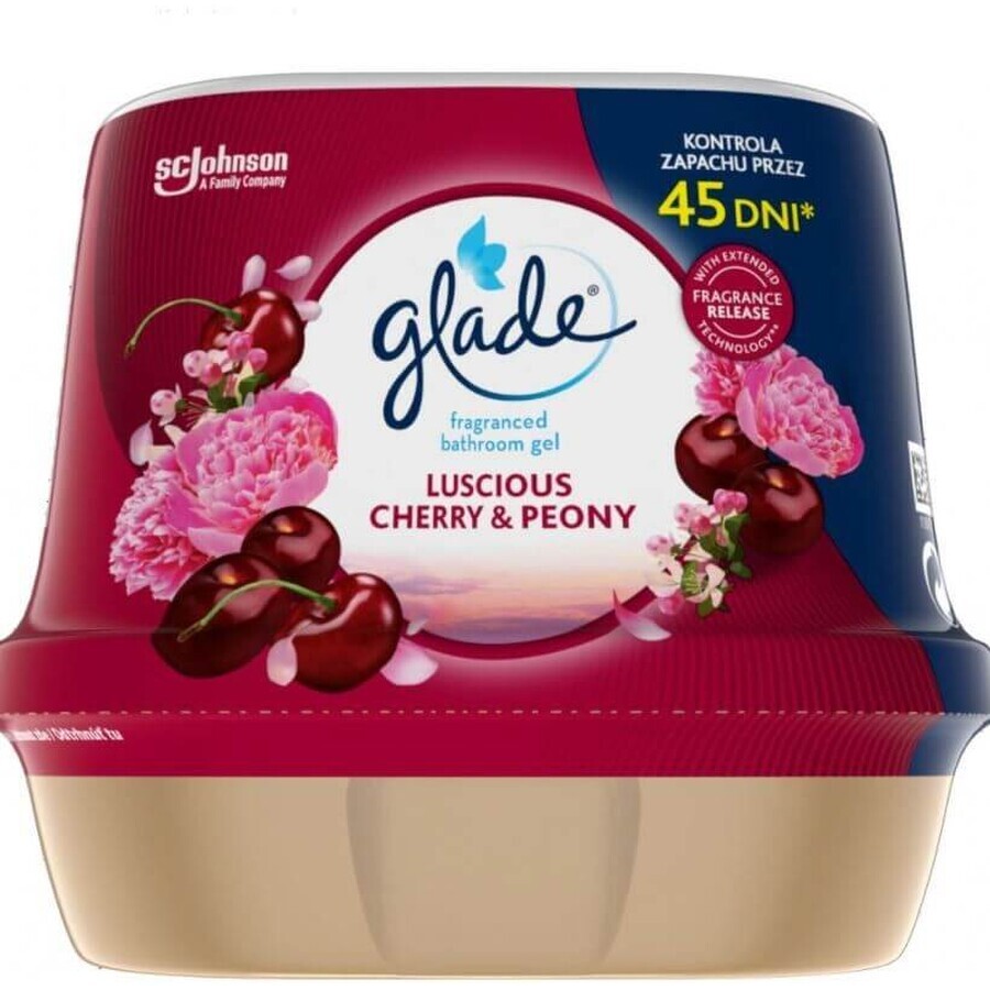 Glade Luscious Luscious Kirsche und Pfirsich Lufterfrischer Bad Gel 180 g