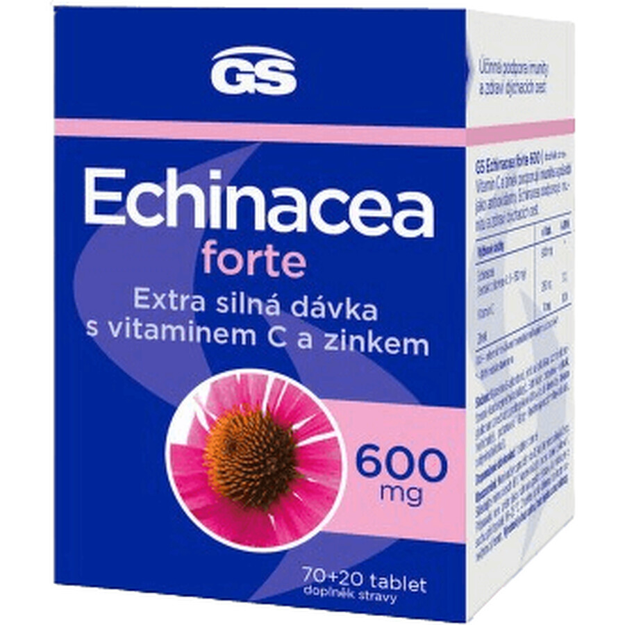 GS Echinacea Forte 600mg 90 comprimate