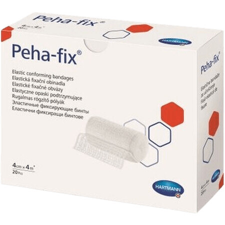 Hartmann PEHA-FIX bandaj de fixare superelastic (4cm x 4m) 20 buc