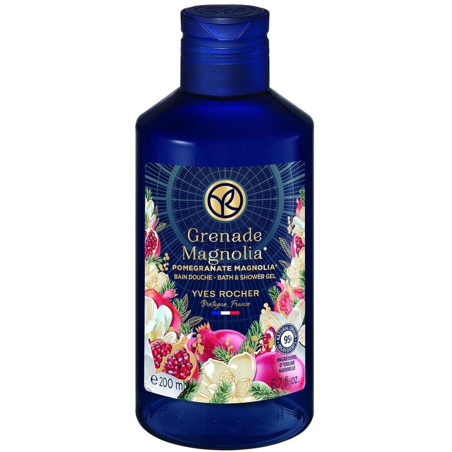 Gel de duș Yves Rocher Rodie și magnolie 200 ml