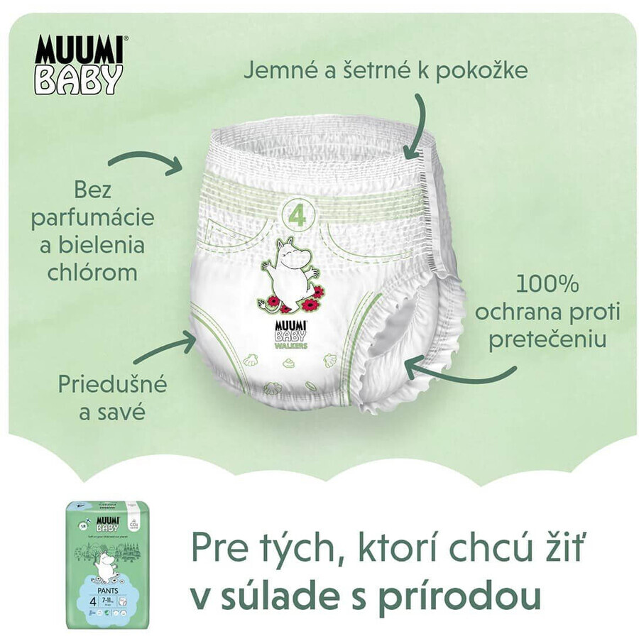 Muumi Baby Scutece de unică folosință 4 Maxi 7-11kg, 40 buc