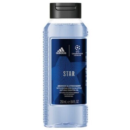 Adidas UEFA Champions League Star gel de duș pentru bărbați 250 ml