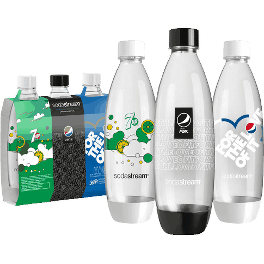 Sodastream flacon fuzibil TriPack pepsi 1 l