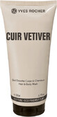 Yves Rocher Gel de duș pentru corp și păr Cuir Vetiver 200 ml