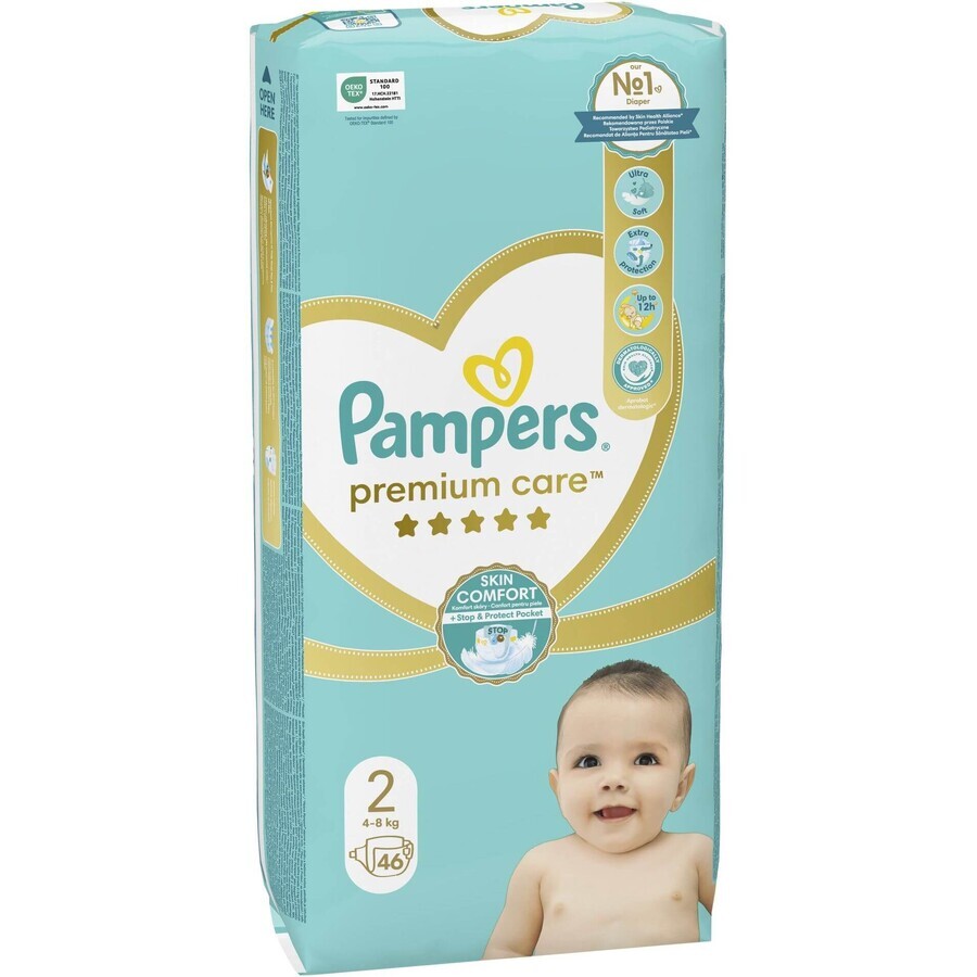 Pampers Premium Care Scutece mărimea 2, 46 buc