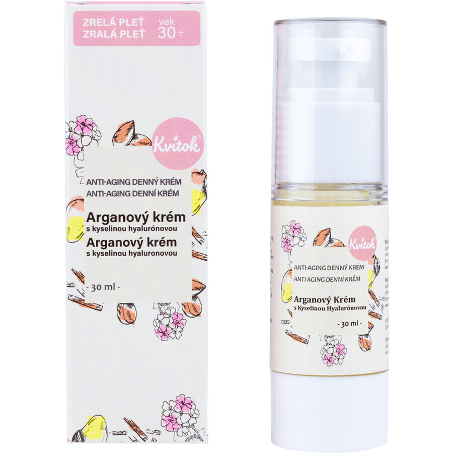 Cremă de argan Kvitok pentru pielea matură (vârsta 30+) zilnic 30 ml