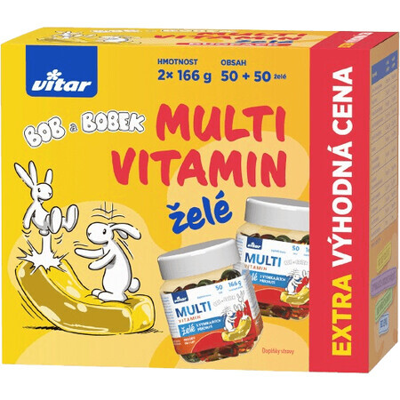 Vitar Kids Multivitamine Bob e Bobek DUOPACK 2 x 50 pz.