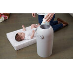 Magic Diaper System, capacitate 25pcs scutece folosite, gri închis