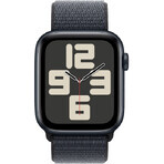 Apple Watch SE GPS 44mm carcasă din aluminiu Midnight cu buclă sport Ink