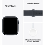 Apple Watch SE GPS + Cellular 40mm carcasă din aluminiu Midnight cu bandă sport Midnight - M/L