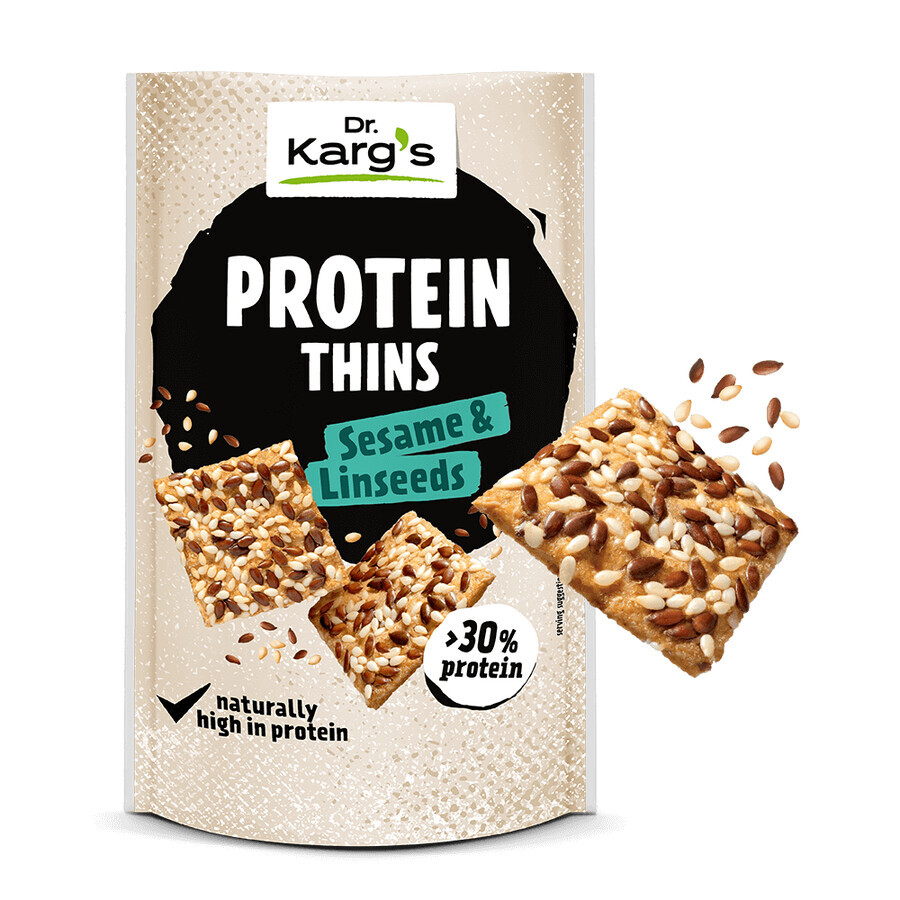 Protein biscuits with sesame and flax seeds, 85 g, Dr. Karg`s