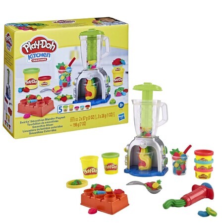 Blender smoothie play dough set, +3 years, Play Doh