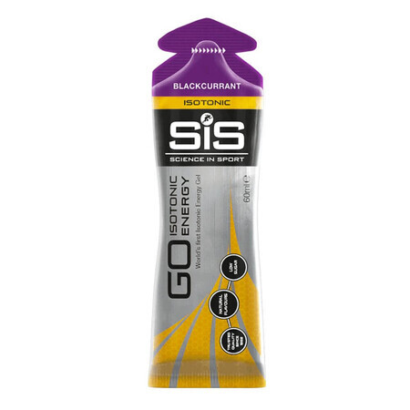 Go Isotonic energiespendendes isotonisches Gel mit Go Isotonic Stachelbeergeschmack, 60 ml, Sis