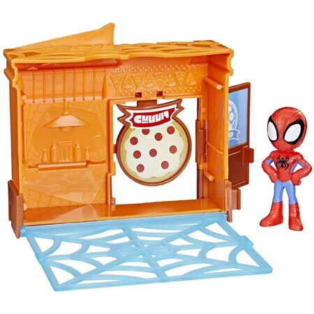 Set di giochi City Bloks Pizzeria Spidey e i suoi fantastici amici, +3 anni, Hasbro