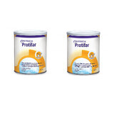 Protifar, 2 x 225 g, producto rico en proteínas, sabor neutro