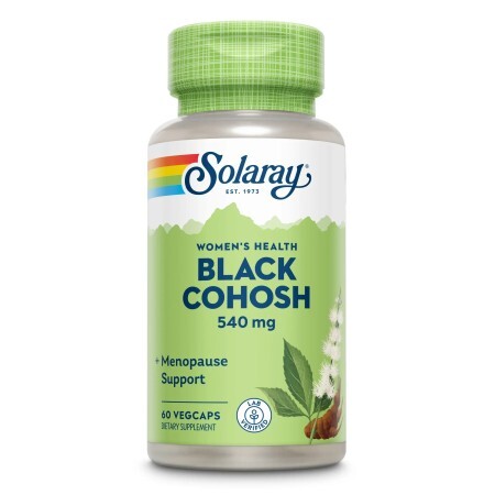 Black Cohosh 540mg Solaray, 60 capsule, Secom