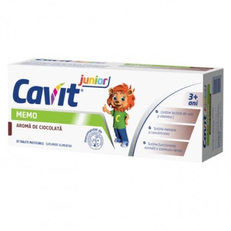 Cavit Junior Memo, 20 tablete, Biofarm
