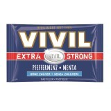 Bomboane cu menta naturală fără zahăr Extra Strong, 25 g, Vivil