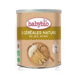 Cereale Bio cu grau, rez si ovaz, 8 luni, 250 g, Babynat