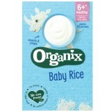 Cereale Bio din orez integral cu vitamina B1, +6 luni, 100 g, Organix