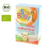 Cereale Bio din ovaz integral, +4luni, 250g, SunBaby Food