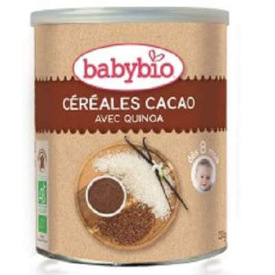 Cereale Bio din quinoa si cacao, +8 luni, 220 g, BabyBio Mama si copilul