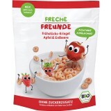 Cereale Bio pentru mic dejun cu mere si capsuni, 125 g, Freche Freunde