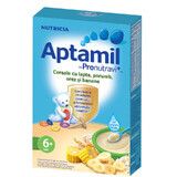 Cereale cu lapte, porumb, orez și banane Aptamil cu Pronutravi+, +6 luni, 225 g, Nutricia